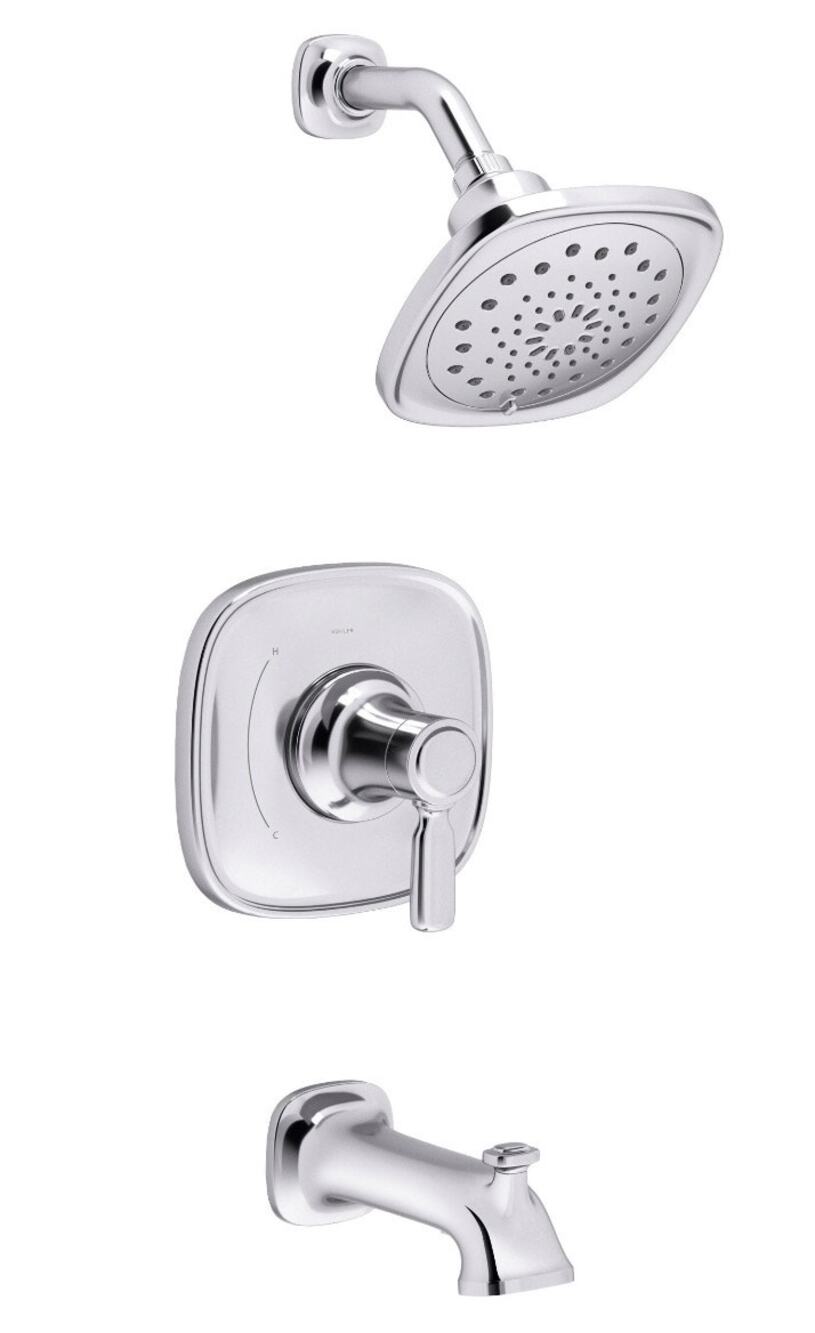 Kohler Terzet Bath and Shower Trim Set Chrome